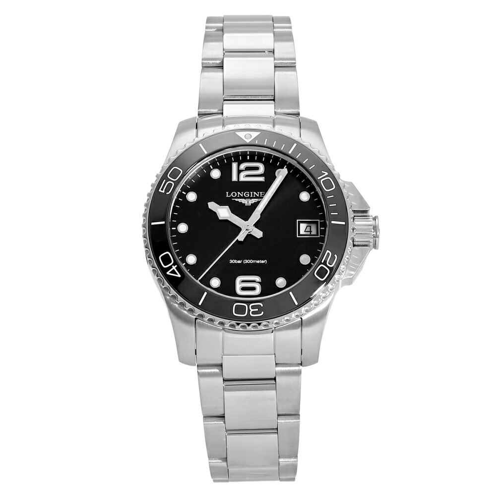 ロンジン LONGINES コンクエスト L3.370.4.56.6 ブラック文字盤 新品 腕時計 レディース｜ジェムキャッスルゆきざき