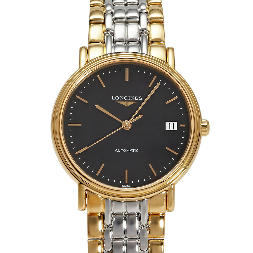 ロンジン LONGINES 競技場古典派音楽 プレザンス L4.821.2.52.7 黒いこと文字記号盤 新品 ウオッチ 男女兼用