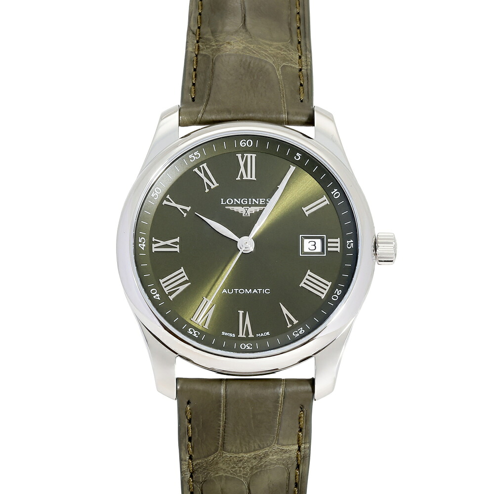 ロンジン LONGINES マスター コレクション L2.793.4.09.2 グリーン文字盤 新品 腕時計 レディース｜ジェムキャッスルゆきざき