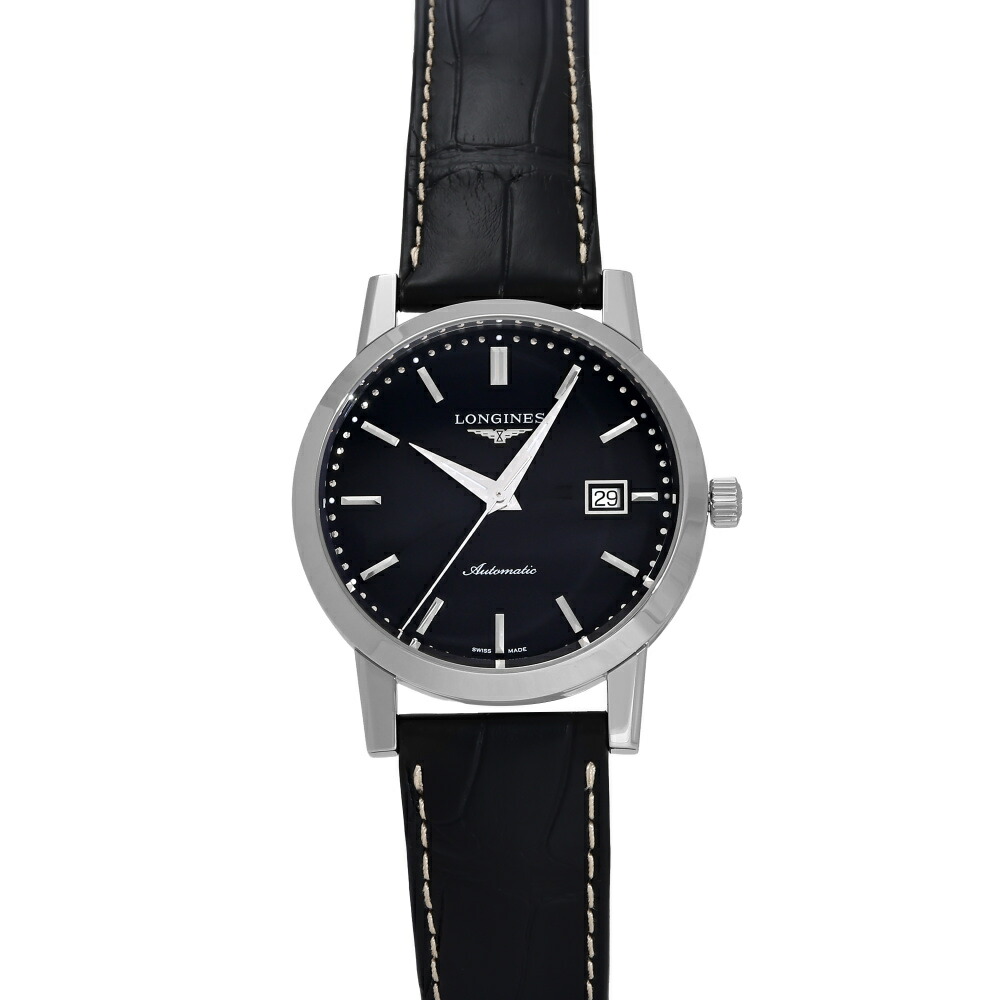 ロンジン LONGINES 1832 L4.825.4.52.0 黒いこと文字記号盤 新品 ウオッチ メンズ