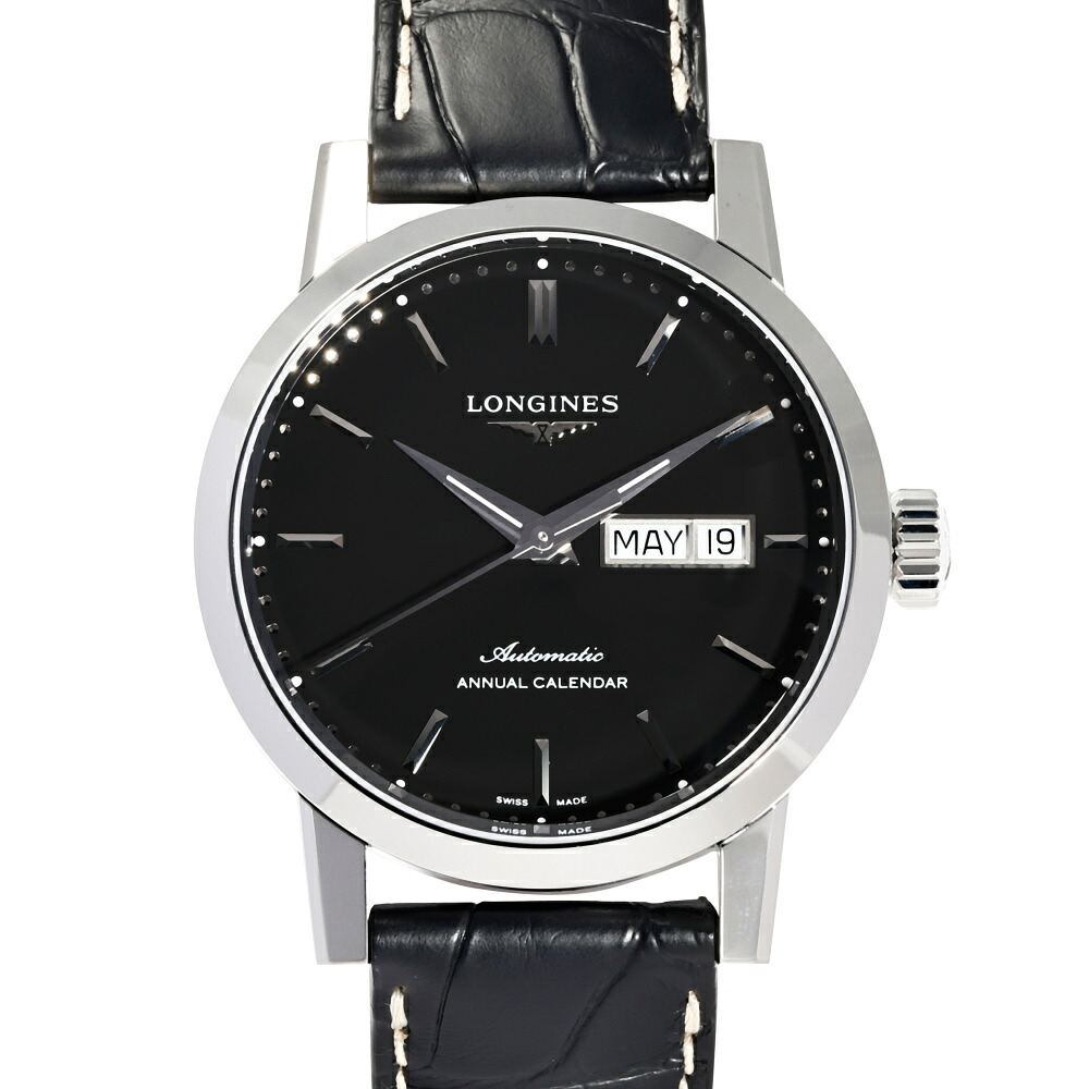 ロンジン LONGINES 1832 L4.827.4.52.0 黒いこと文字記号盤 新品 ウオッチ メンズ