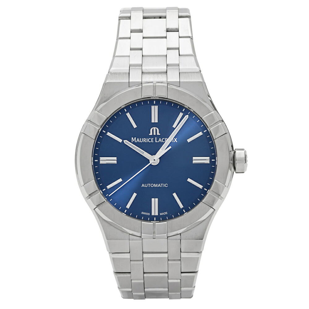 モーリス・ラクロア MAURICE LACROIX アイコン オートマティック 42mm クラブジャパン エディション 250本限定 AI6008-SS00F-437-A ブルー文字盤 中古 腕時計 メンズ|ジェムキャッスルゆきざき