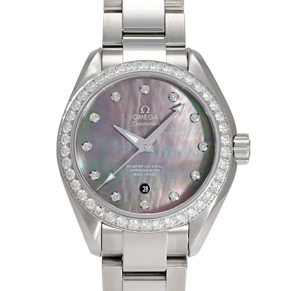 ゼロ OMEGA シーマスター アクアテラ 150M お師匠さん コーアクシャル クロノメーター 34MM 231.15.34.20.57.001 薄墨色文字記号盤 新品 ウオッチ 男女兼用