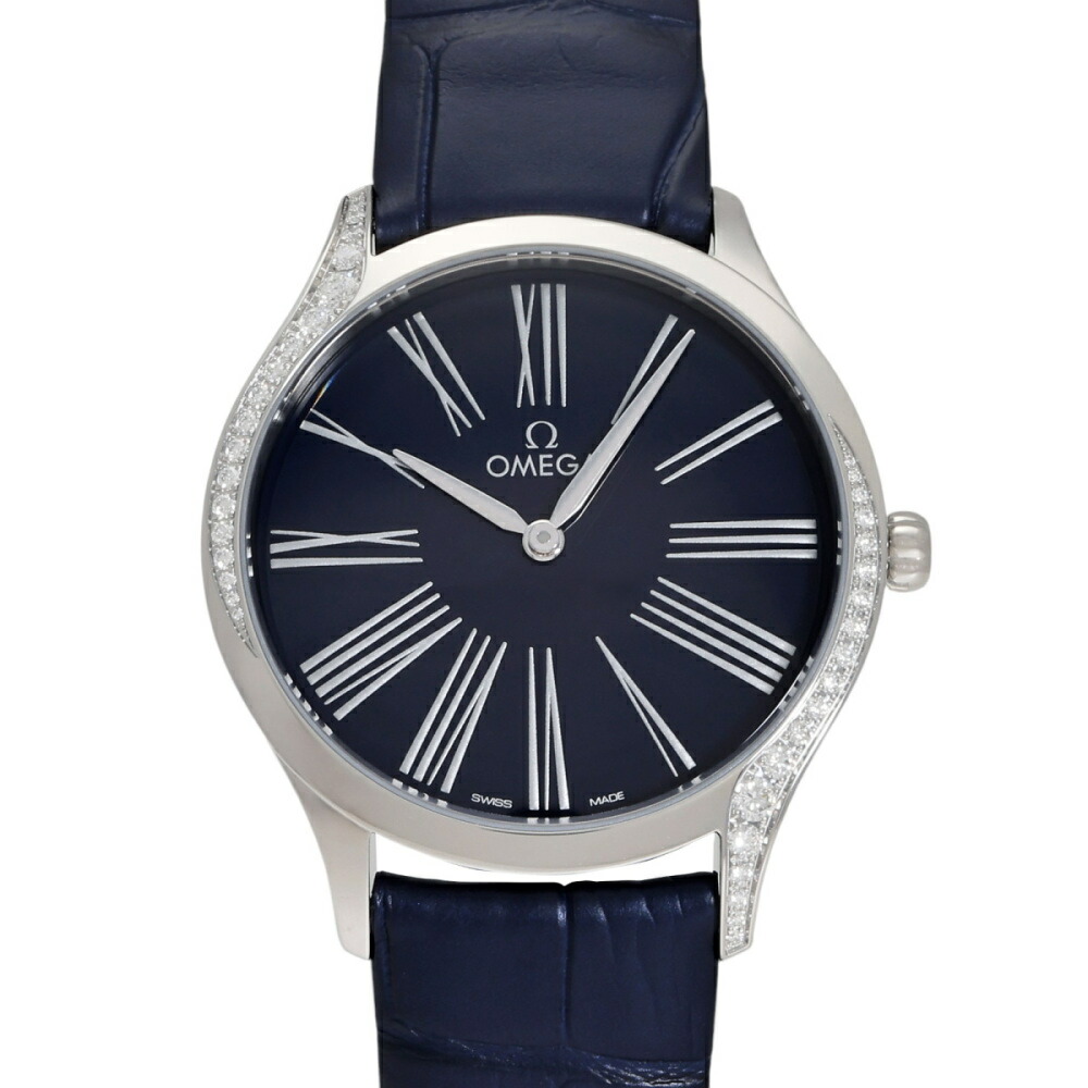 オメガ OMEGA デ・ヴィル トレゾア 428.18.36.60.03.001 ブルー文字盤 新品 腕時計 レディース