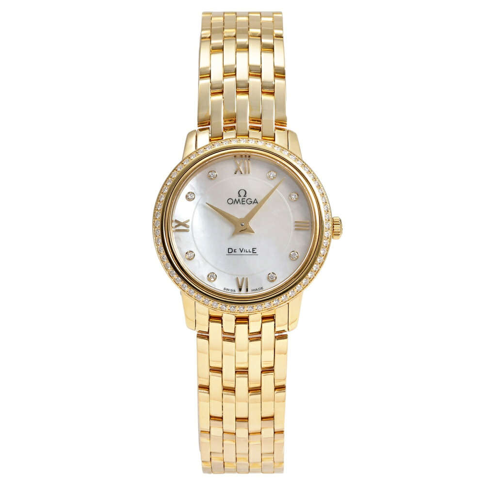 オメガ OMEGA デ・ヴィル プレステージ 424.55.27.60.55.001 ホワイト文字盤 新品 腕時計 レディース|ジェムキャッスルゆきざき