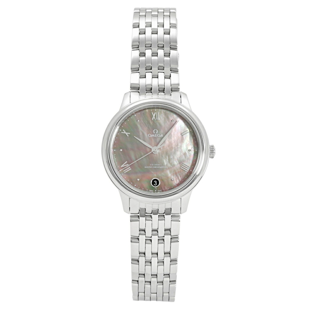 オメガ OMEGA デ・ヴィル プレステージ 34mm 434.10.34.20.07.001 グレー文字盤 新品 腕時計 レディース