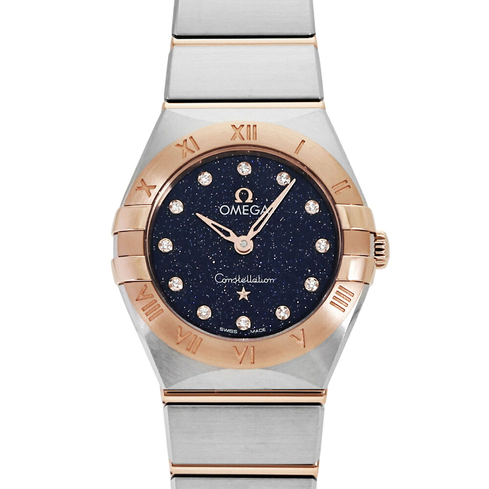 オメガ OMEGA コンステレーション クォーツ 25MM 131.20.25.60.53.002 ブルー文字盤 新品 腕時計 レディース
