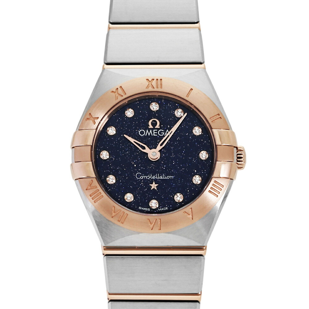 オメガ OMEGA コンステレーション クォーツ 25MM 131.20.25.60.53.002 ブルー文字盤 新品 腕時計 レディース