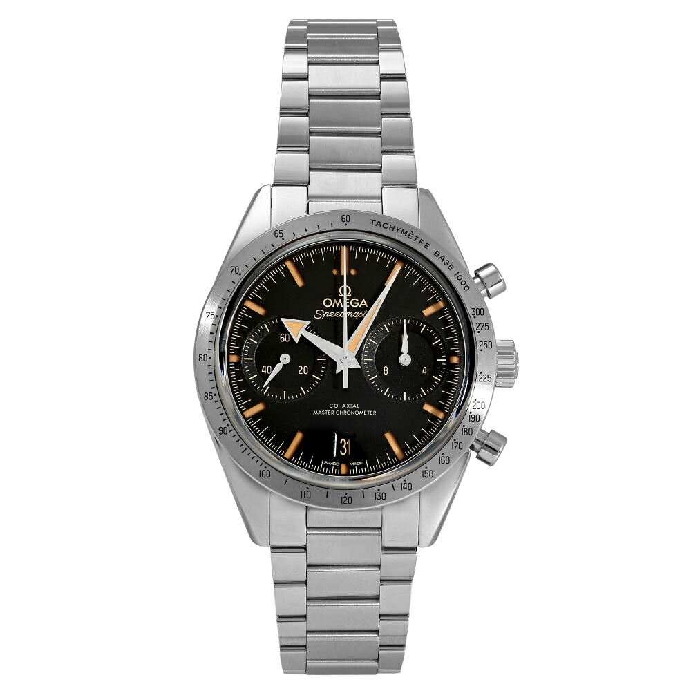 オメガ OMEGA スピードマスター '57 332.10.41.51.01.001 ブラック文字盤 中古 腕時計 メンズ