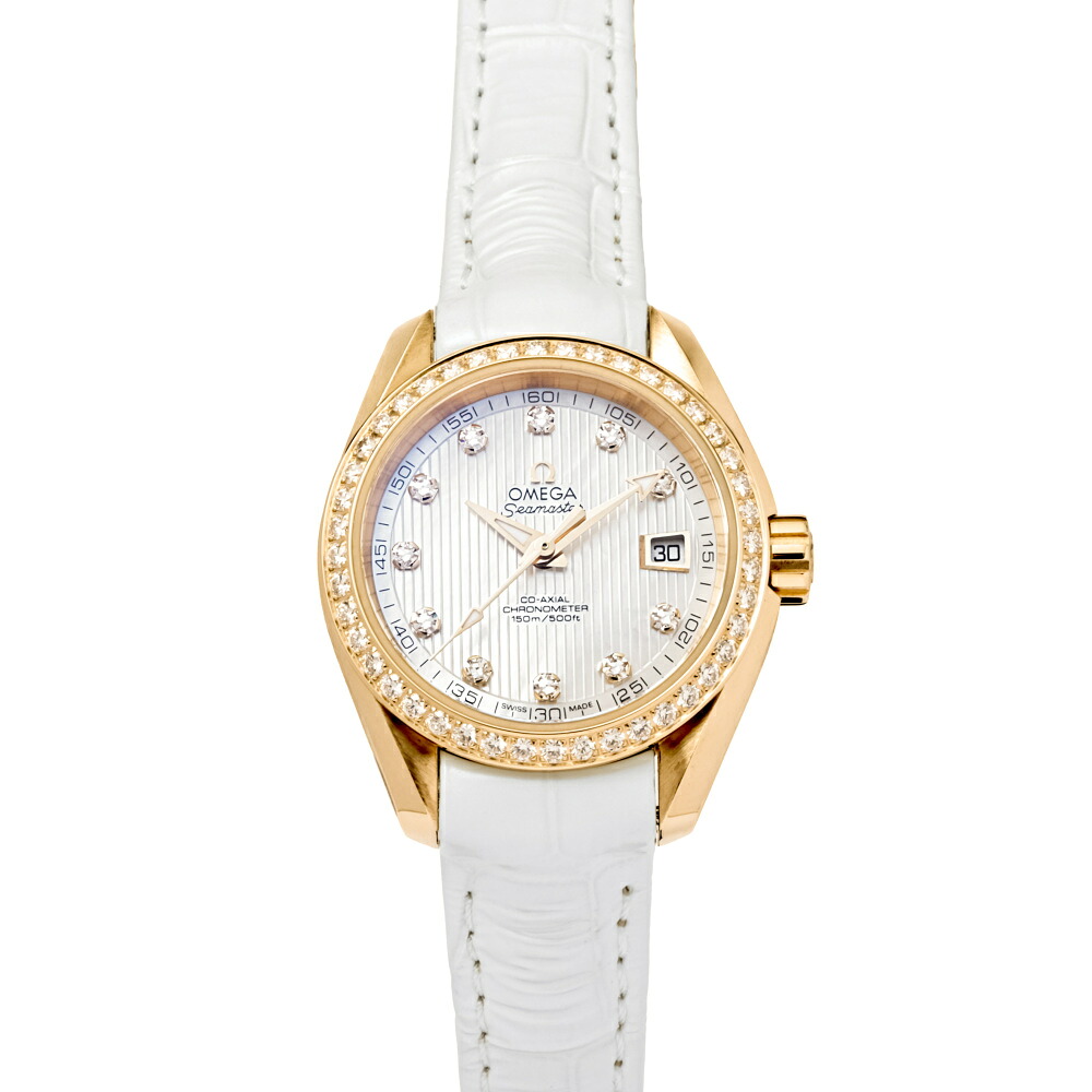 オメガ OMEGA シーマスター アクアテラ 150M 231.58.30.20.55.002 ホワイト文字盤 新品 腕時計 レディース｜ジェムキャッスルゆきざき