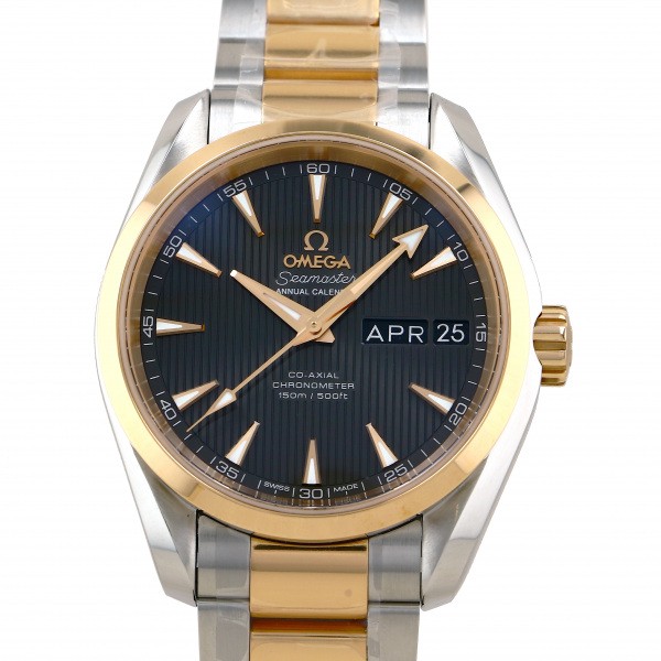 人気激安 オメガ Omega シーマスター アクアテラ 150m アニュアルカレンダー 231 39 22 06 001 グレー文字盤 新品 腕時計 メンズ 人気提案 Diocesekabgayi Org