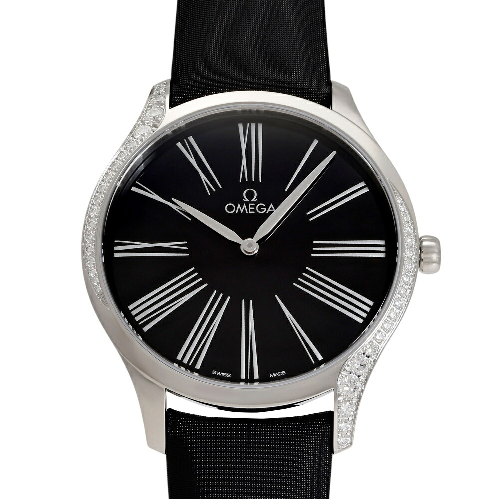 オメガ OMEGA デ・ヴィル トレゾア クォーツ 39 MM 428.17.39.60.01.001 ブラック文字盤 新品 腕時計 男女兼用