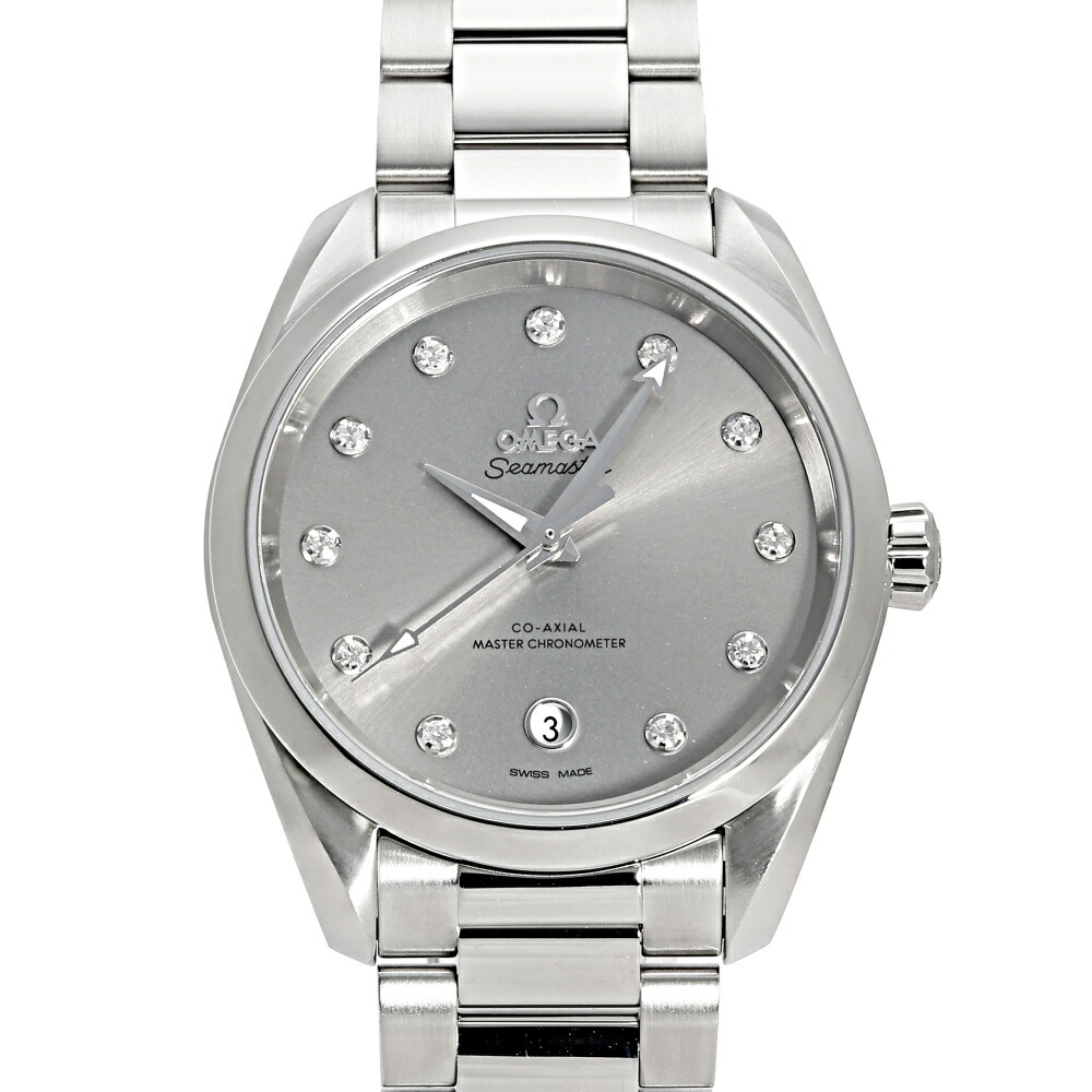 オメガ OMEGA シーマスター アクアテラ 150M コーアクシャル マスター クロノメーター 38MM 220.10.38.20.56.001 グレー文字盤 新品 腕時計 レディース