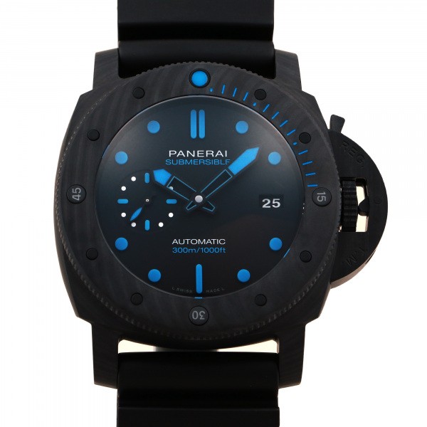 50 Off Panerai パネライ サブマーシブル メンズ 腕時計 中古 ブラック文字盤 Pam カーボテック W4744 Saddlerivernews Com