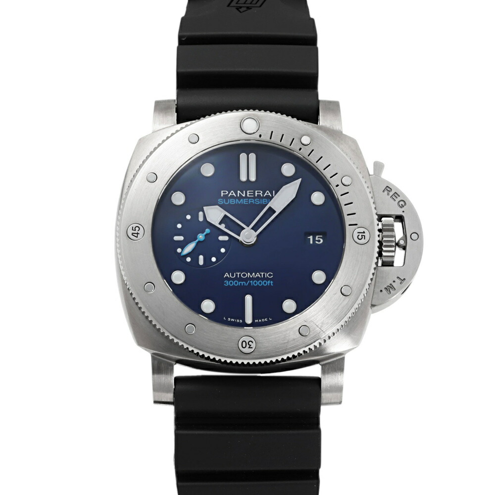 パネライ PANERAI ルミノール サブマーシブル 1950 BMG-TECH 3デイズ オートマティック PAM00692 ブルー文字盤 中古 腕時計 メンズ