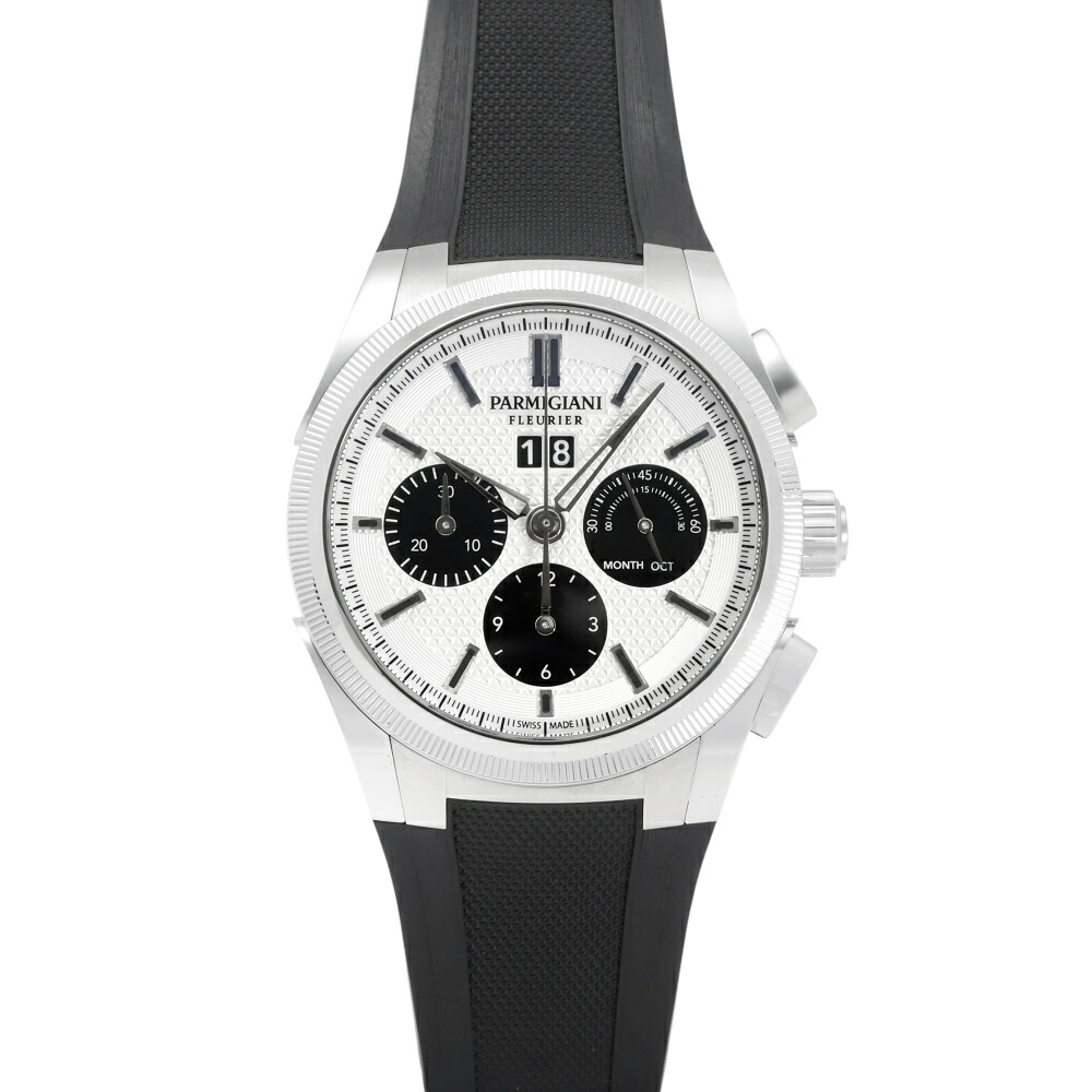 パルミジャーニフルリエ PARMIGIANI FLEURIER トンダ GT クロノグラフ PFC906-0000140-X01482 シルバー/ブラック文字盤 中古 腕時計 メンズ