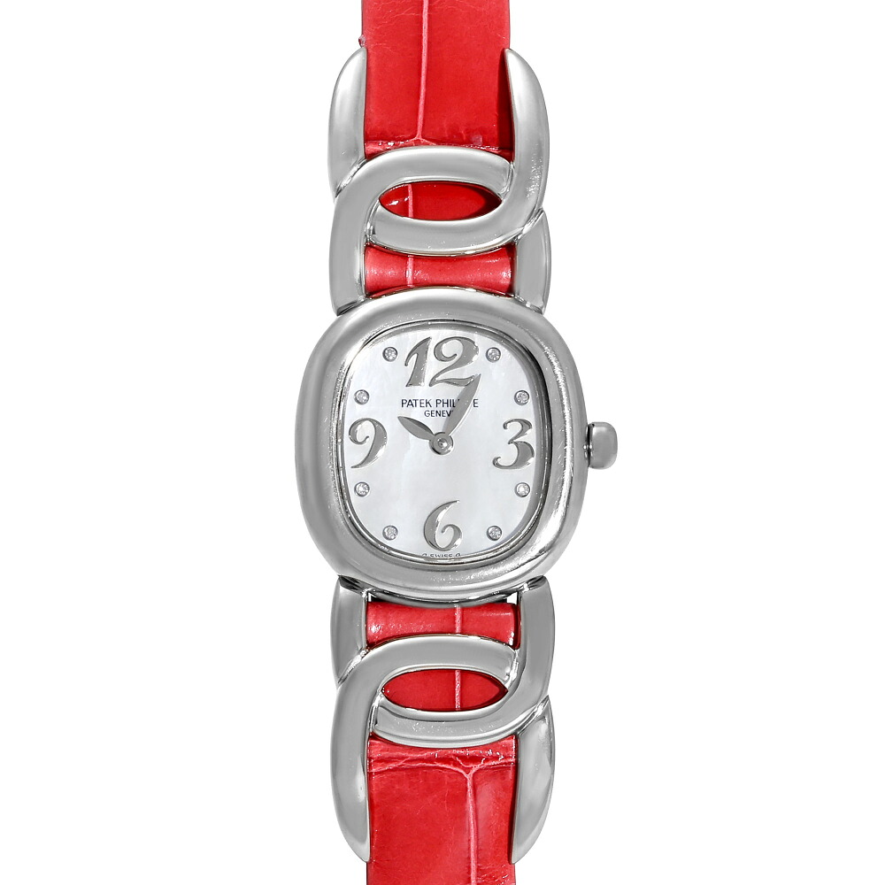パテック・フィリップ PATEK PHILIPPE ゴールデンエリプス 4830G-010 ホワイト文字盤 中古 腕時計 レディース｜ジェムキャッスルゆきざき
