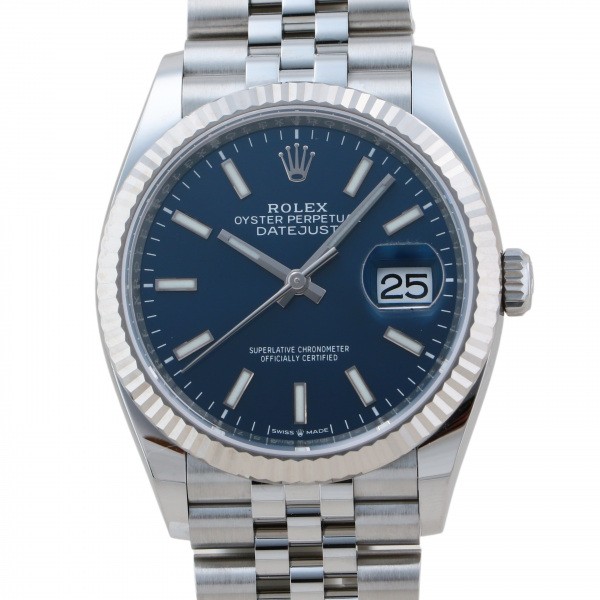 ロレックス Rolex デイトジャスト 36 ブルー文字盤 未使用 腕時計 メンズ Tintareklam Com Tr