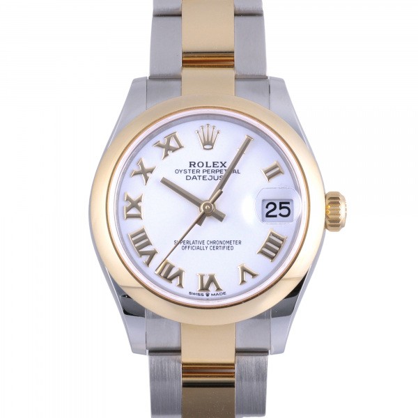 ロレックス ROLEX デイトジャスト 31 278243 ホワイトローマ文字盤 未使用 腕時計 男女兼用