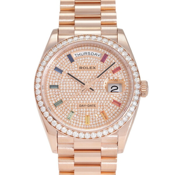 しず 楽天市場】ロレックス ROLEX デイデイト 36 レインボー