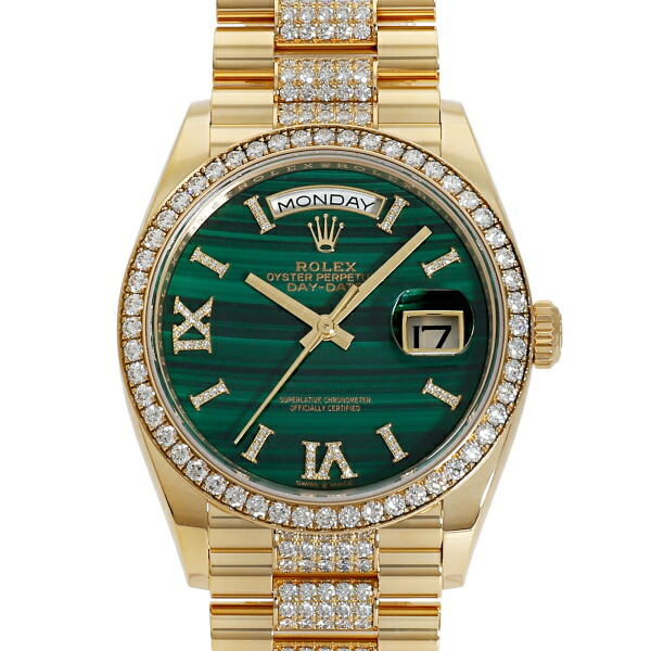 楽天市場】ロレックス ROLEX デイデイト 36 128348RBR グリーン
