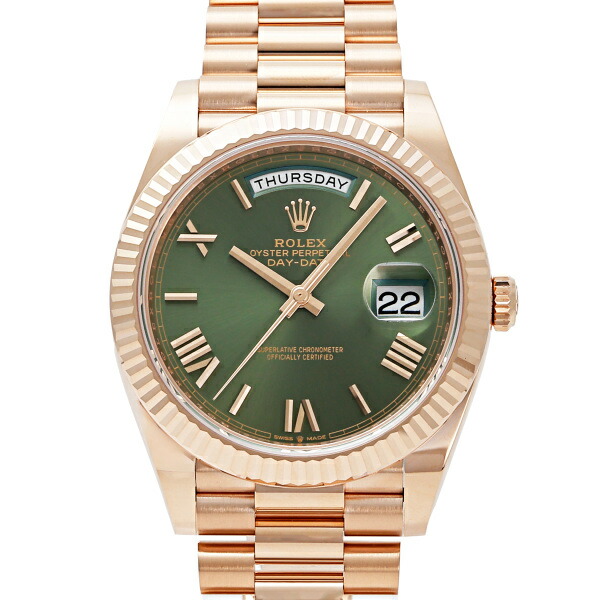 楽天市場】ロレックス ROLEX デイデイト 228345RBR オリーブ 楽天市場】ロレックス ROLEX デイデイト 228345RBR オリーブ