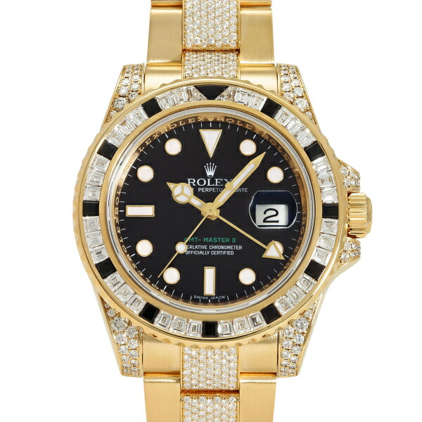 楽天市場】ロレックス ROLEX GMTマスターII 116759SANR ブラック