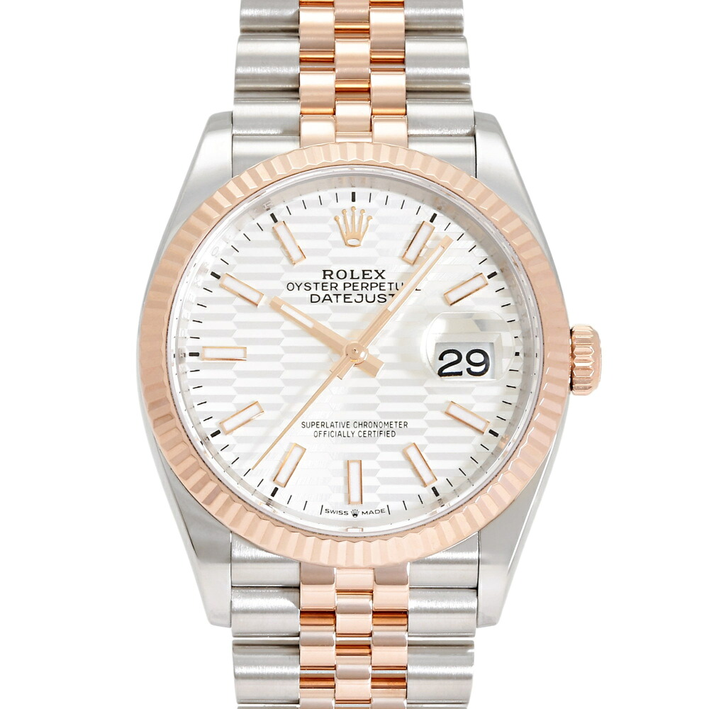 ロレックス ROLEX デイトジャスト 36 126231 シルバ―/バー文字盤 中古 腕時計 メンズ