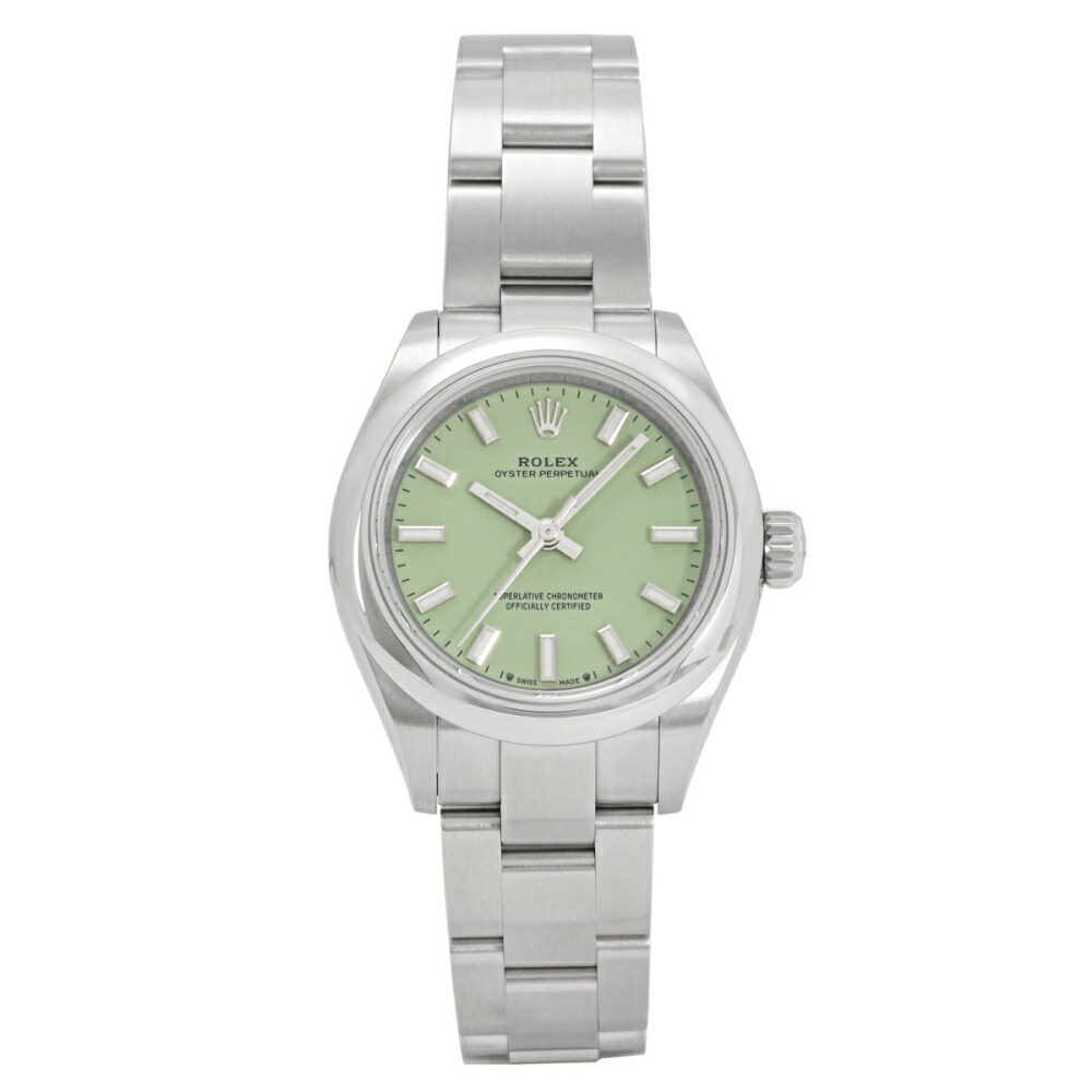 ロレックス ROLEX オイスターパーペチュアル 28 276200 ピスタチオ/バー文字盤 新品 腕時計 レディース｜ジェムキャッスルゆきざき