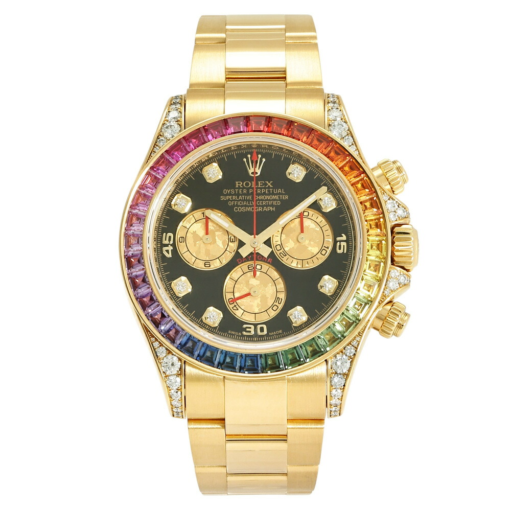楽天市場】ロレックス ROLEX コスモグラフ デイトナ レインボー 全面