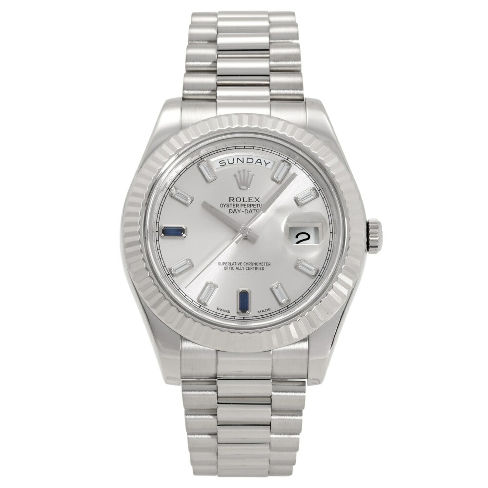 楽天市場】ロレックス ROLEX デイデイトII ウェーブ 218348 ブラック