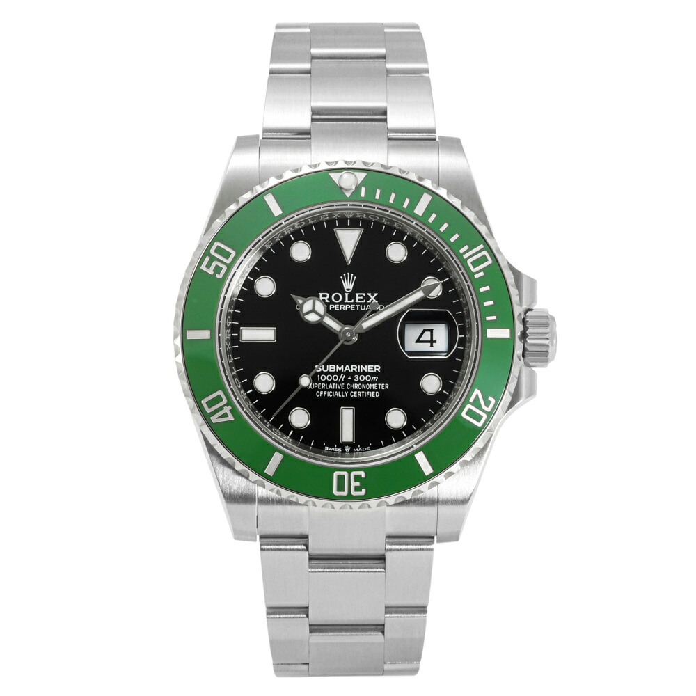 ロレックス ROLEX サブマリーナー デイト 126610LV ブラック/ドット文字盤 新品 腕時計 メンズ