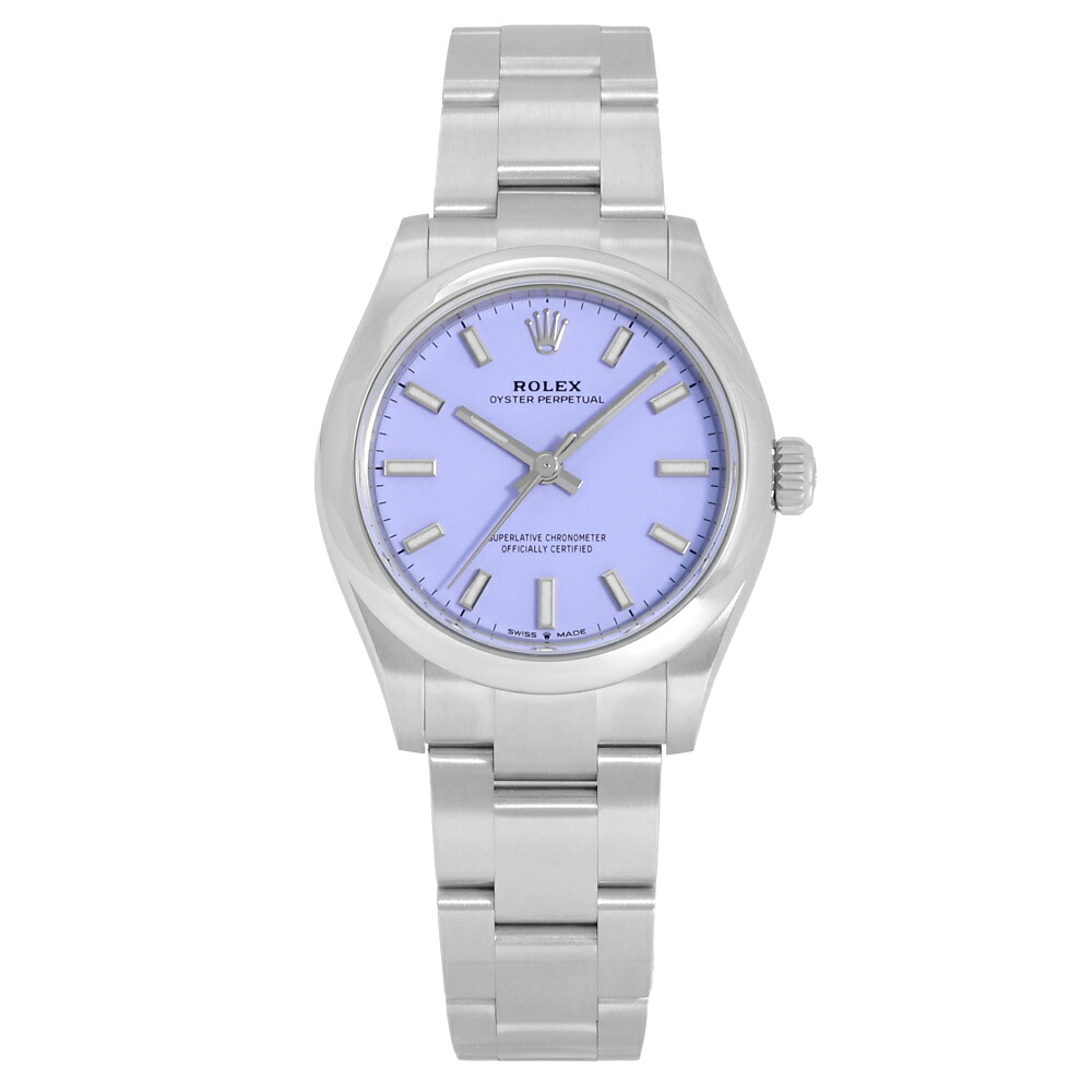ロレックス ROLEX オイスターパーペチュアル 31 277200 ラベンダー文字盤 新品 腕時計 男女兼用|ジェムキャッスルゆきざき