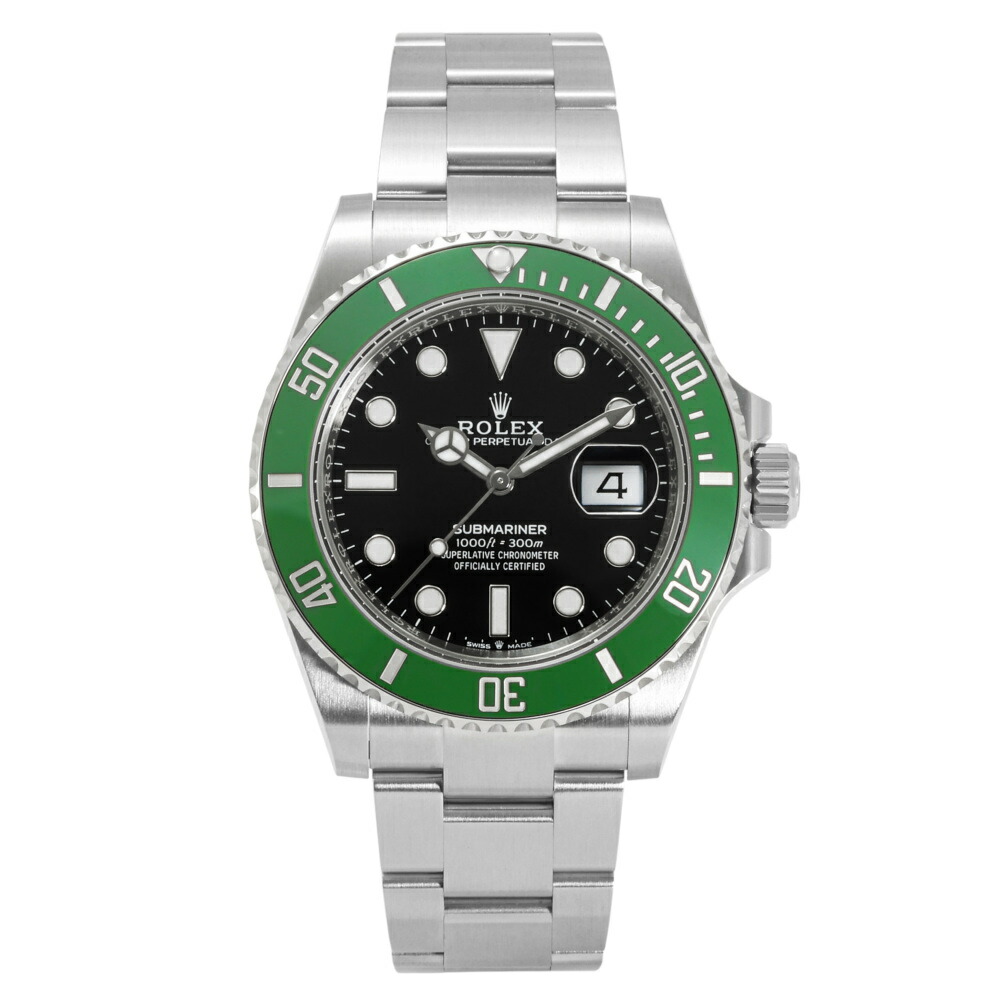ロレックス ROLEX サブマリーナー デイト 126610LV ブラック/ドット文字盤 新品 腕時計 メンズ