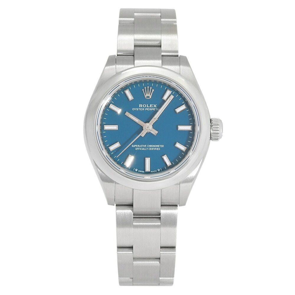 ロレックス ROLEX オイスターパーペチュアル 28 276200 メッドブルー文字盤 新品 腕時計 レディース