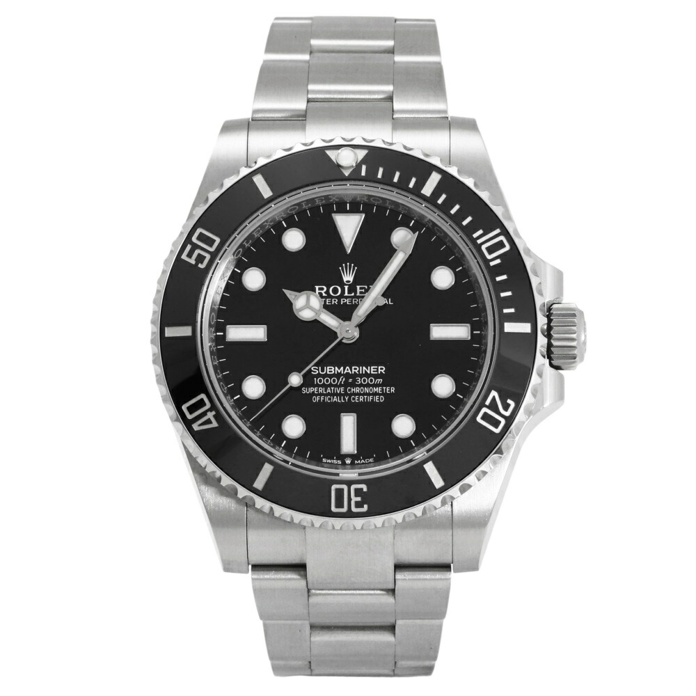 ロレックス ROLEX サブマリーナー 124060 ブラック文字盤 新品 腕時計 メンズ
