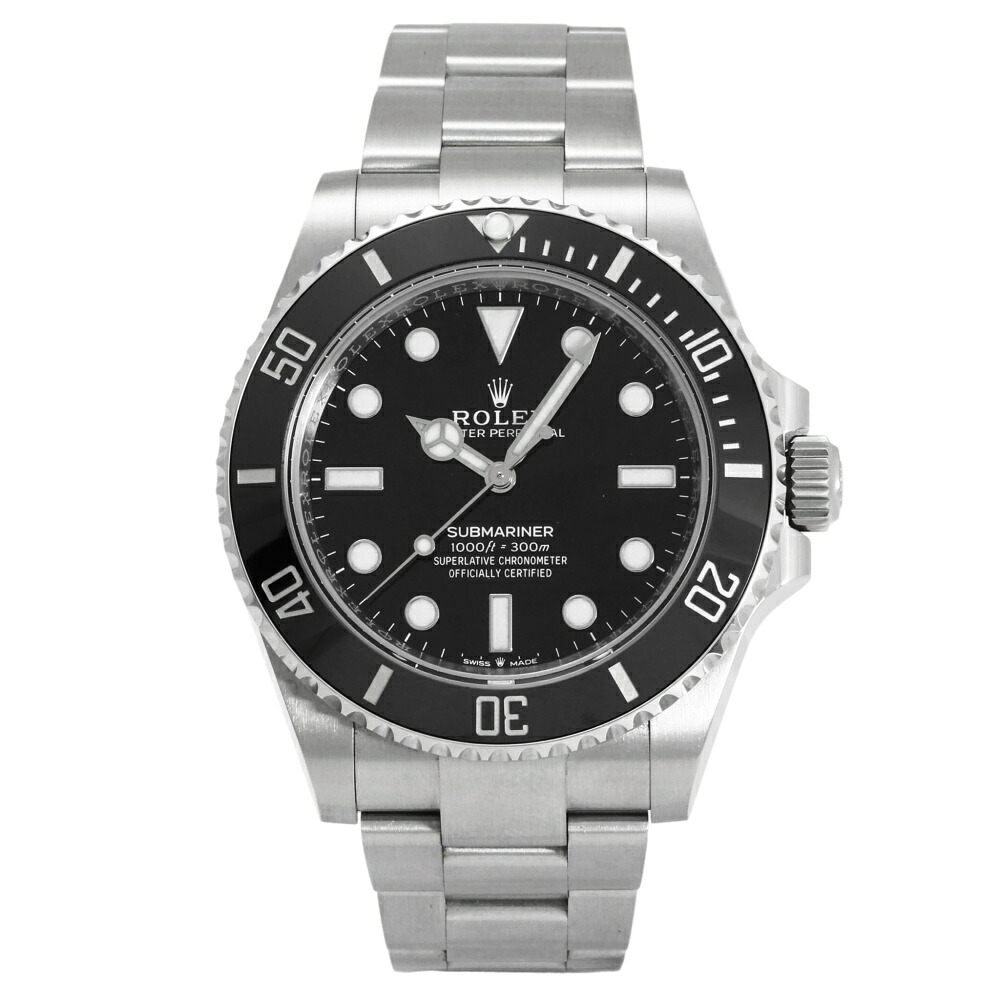 ロレックス ROLEX サブマリーナー 124060 ブラック文字盤 新品 腕時計 メンズ｜ジェムキャッスルゆきざき