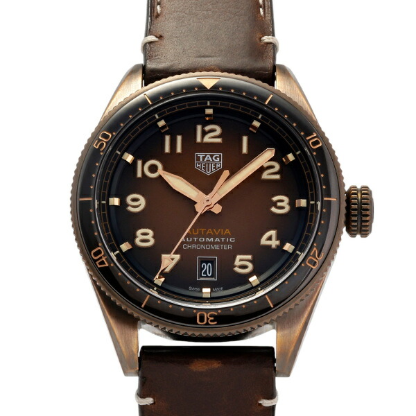 タグ・ホイヤー TAG HEUER オータヴィア キャリバー5 クロノメーター WBE5191.FC8276 ブラウン文字盤 新品 腕時計 メンズ
