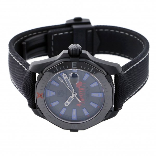 タグ ホイヤー Heuer アクアレーサー ファントム ワンピース スペシャルエディション Way21bc グレー文字盤 中古 腕時計 メンズ Onpointchiro Com