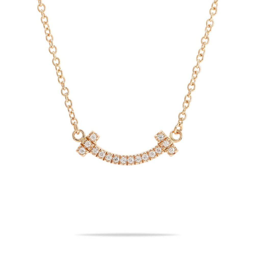 楽天市場】ティファニー T スマイル ミニ K18ピンクゴールド