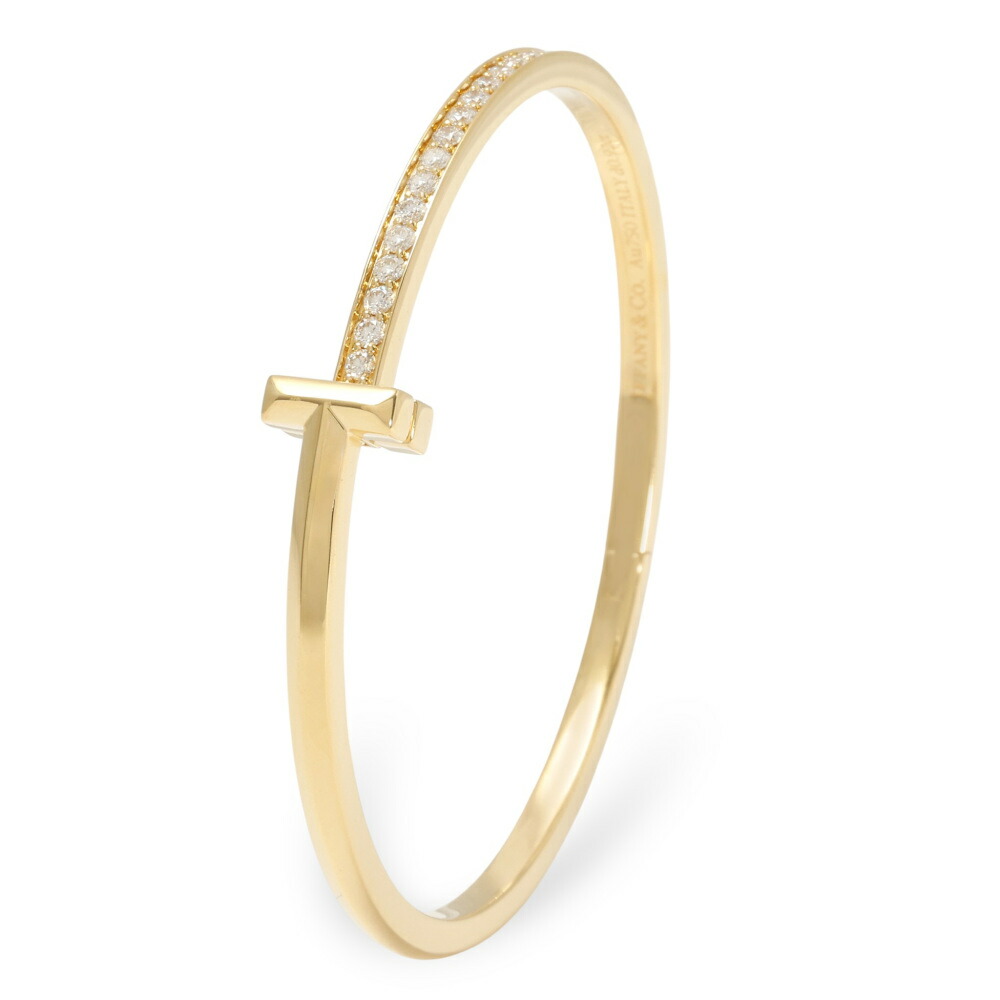 楽天市場】ティファニー T トゥルー ナロー ヒンジ バングル K18YG