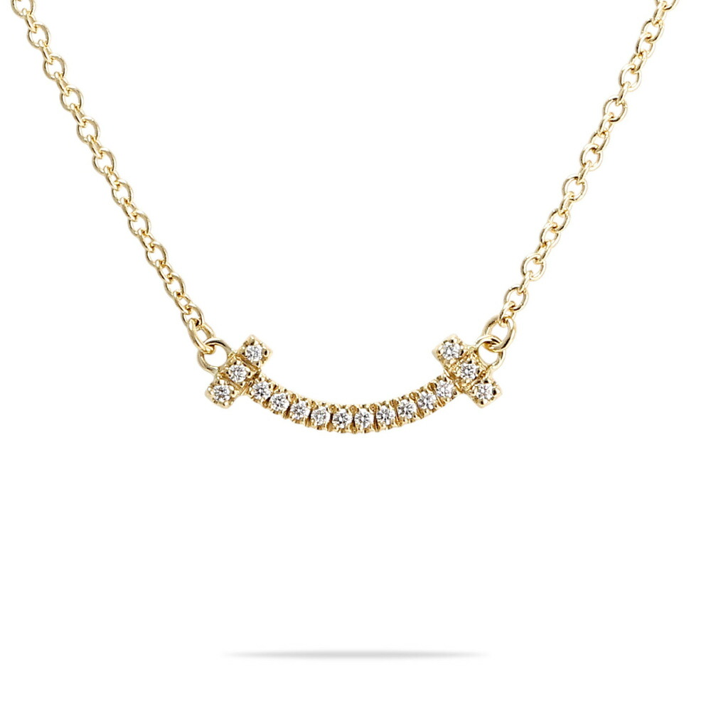 楽天市場】ティファニー T スマイル ミニ K18ピンクゴールド