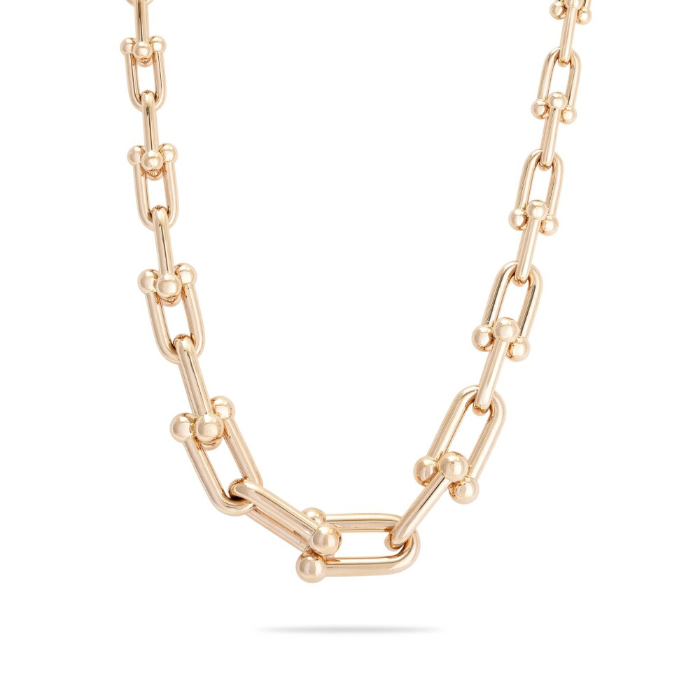 最高品質 ハードウェア ネックレス 新品未使用　ゴールドシルバーピンク 楽天市場】ティファニー ハードウェア スモールリンク ネックレス K18