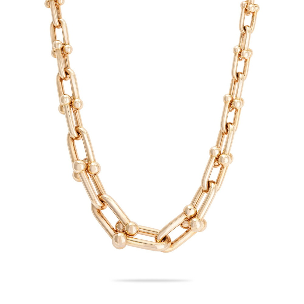 楽天市場】ティファニー ハードウェア ラージ ダブルリンク K18ローズ