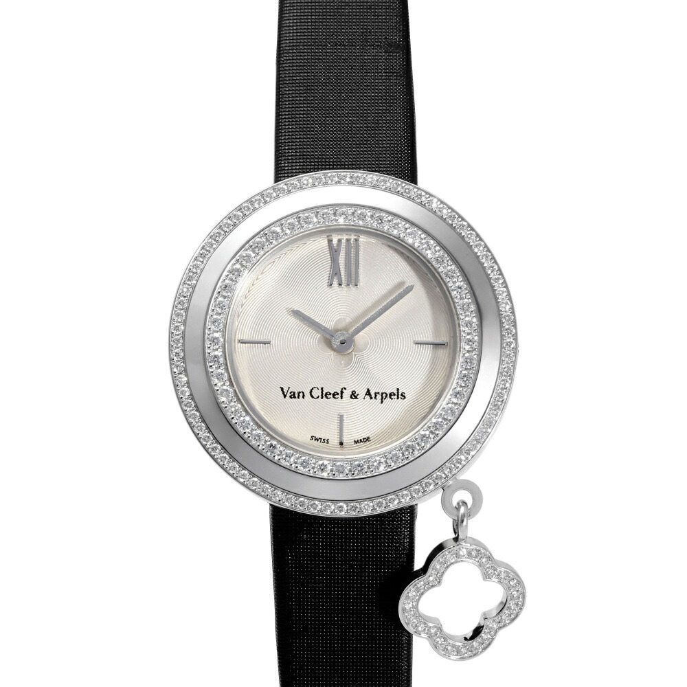 ヴァンクリーフ&アーペル Van Cleef & Arpels チャーム ミニ ARN9UV00 アイボリー文字盤 中古 腕時計 レディース|ジェムキャッスルゆきざき