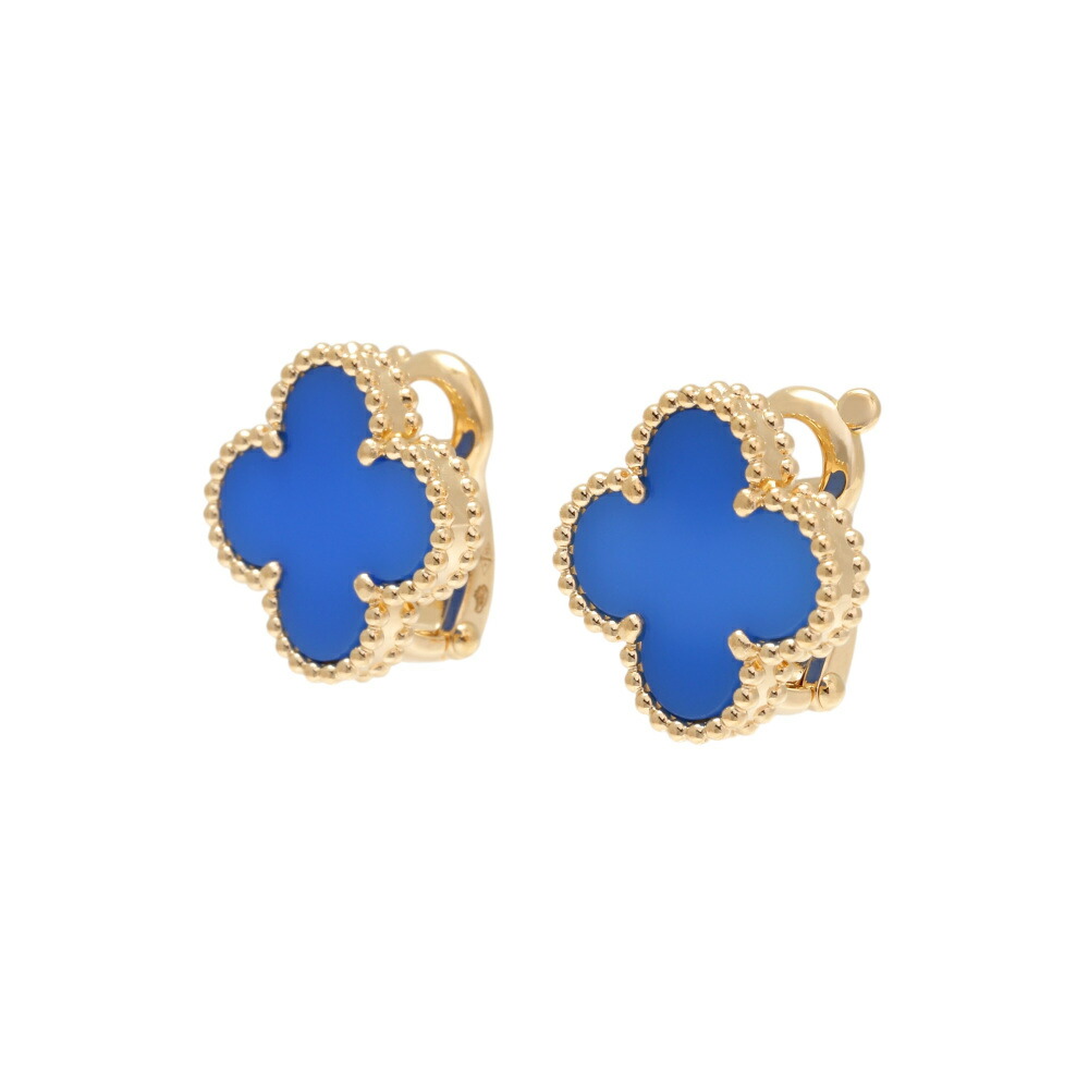 美品 ヴァンクリーフ&アーペル スウィート アルハンブラ ピアス カーネリアン Van Cleef & Arpels - ヴァンクリーフ＆アーペル Van Cleef