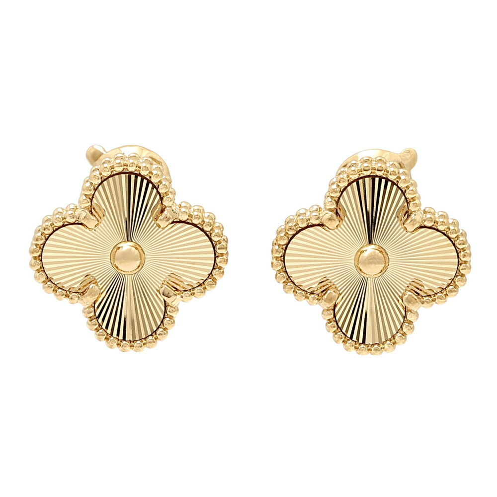 楽天市場】ヴァンクリーフ＆アーペル ピアス イヤリング K18YG ダイヤ