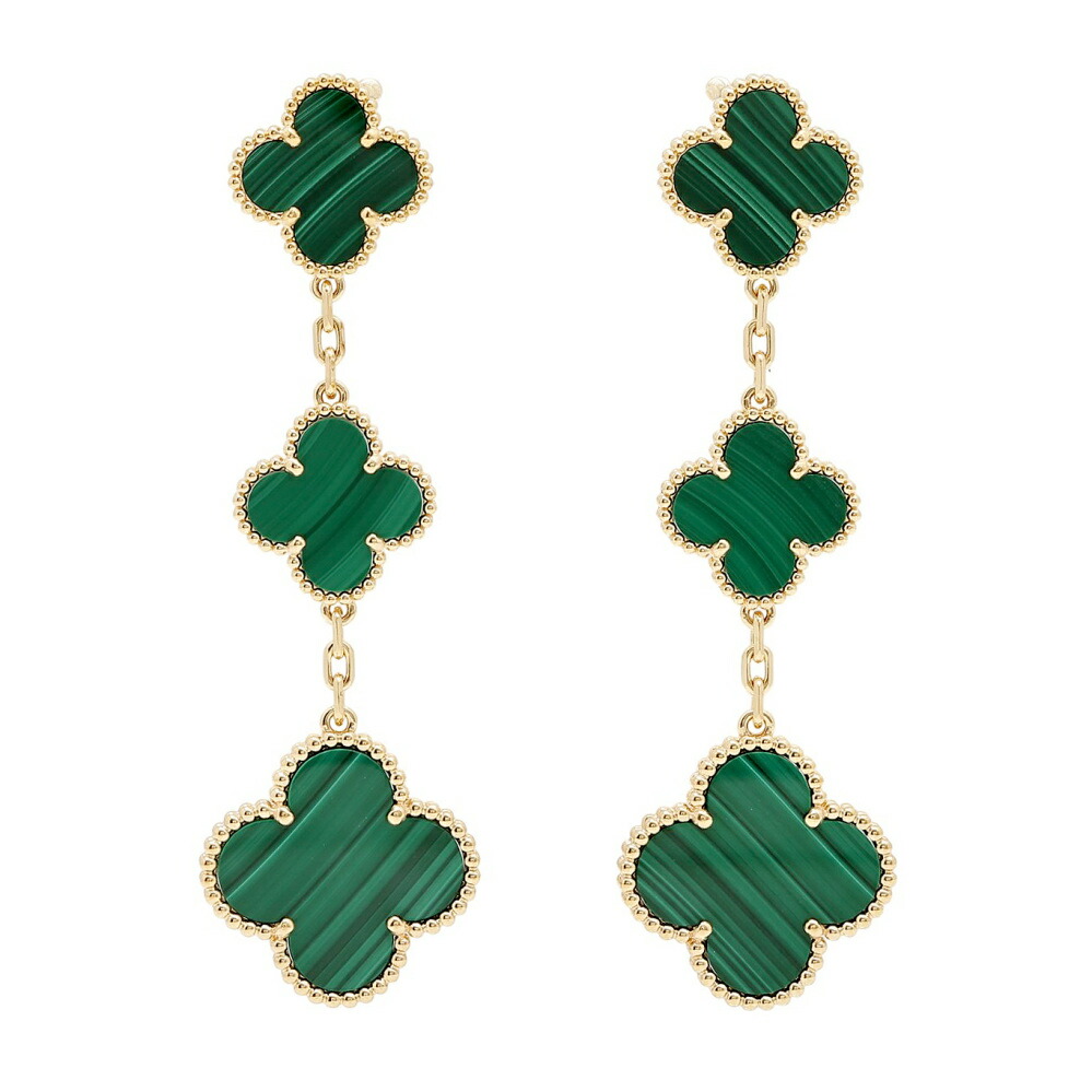 楽天市場】ヴァンクリーフ＆アーペル ピアス K18PG カーネリアン