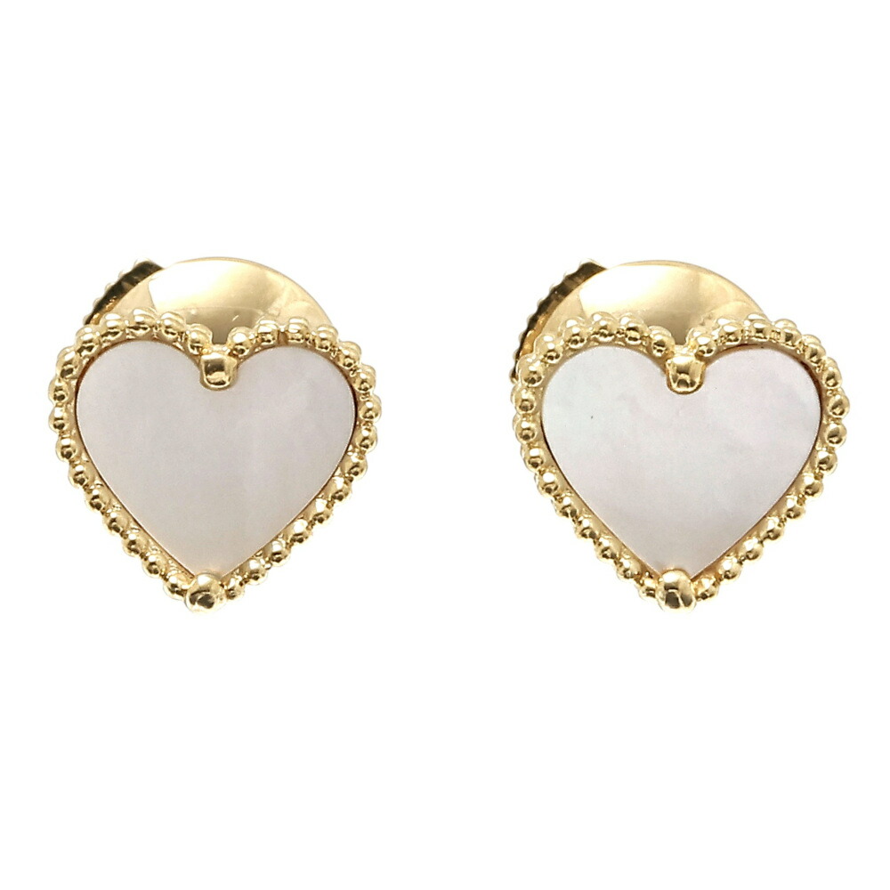 楽天市場】ヴァンクリーフ＆アーペル ピアス K18PG カーネリアン