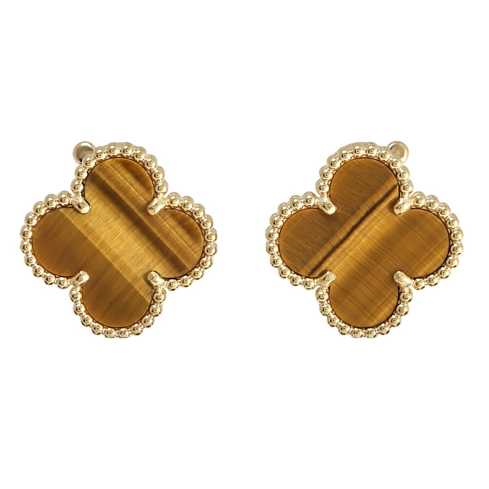 楽天市場】ヴァンクリーフ＆アーペル ピアス K18PG カーネリアン